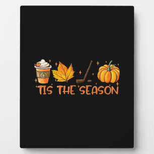 Pumpkin Latte dieses Jahres Herbst Kaffee Thanksgi Fotoplatte