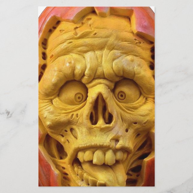 Pumpkin Man Briefpapier (Vorderseite)