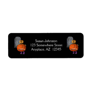 Pumpkin Man Grabstein Halloween-Adresse