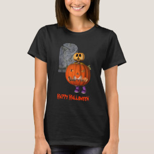 Pumpkin Man Grabstein Halloween Funny T-Shirt