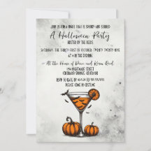 Pumpkin Martini-Halloween-Party