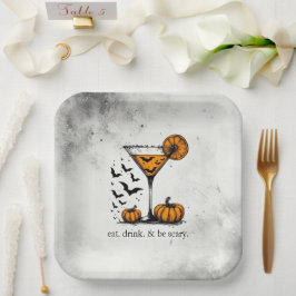 Pumpkin Martini Pappteller