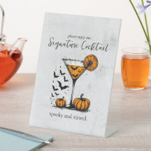 Pumpkin Martini Signature Drink