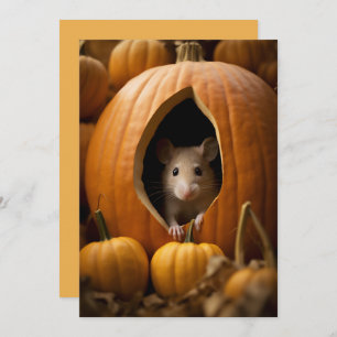 Pumpkin-Maus Einladung