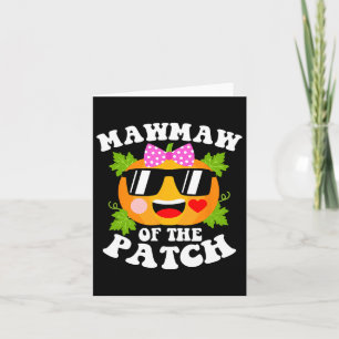 Pumpkin Mawmaw der Patch Fun Halloween Familie Karte