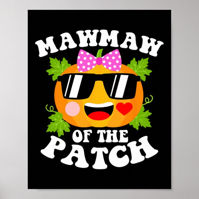 Pumpkin Mawmaw der Patch Fun Halloween Familie Poster (Vorne)