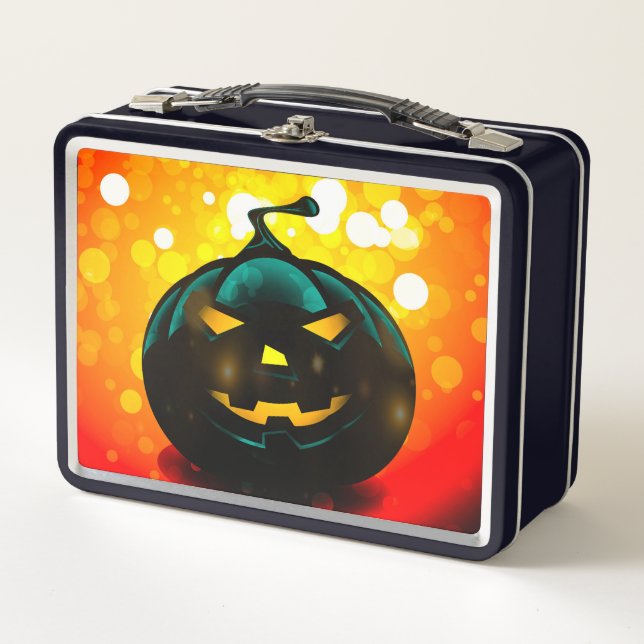 Pumpkin Metall Brotdose (Vorderseite)