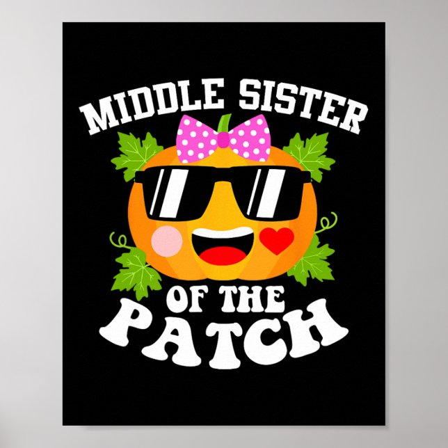 Pumpkin Middle Schwester des Patch Fun Halloween Poster (Vorne)