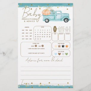 Pumpkin Minimalistisch Fall Baby Shoy-Spiel