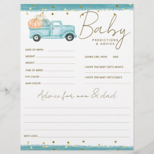 Pumpkin Minimalistisch Fall Baby Shoy-Spiel