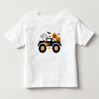 Pumpkin Monster Truck Kleinkind T-shirt