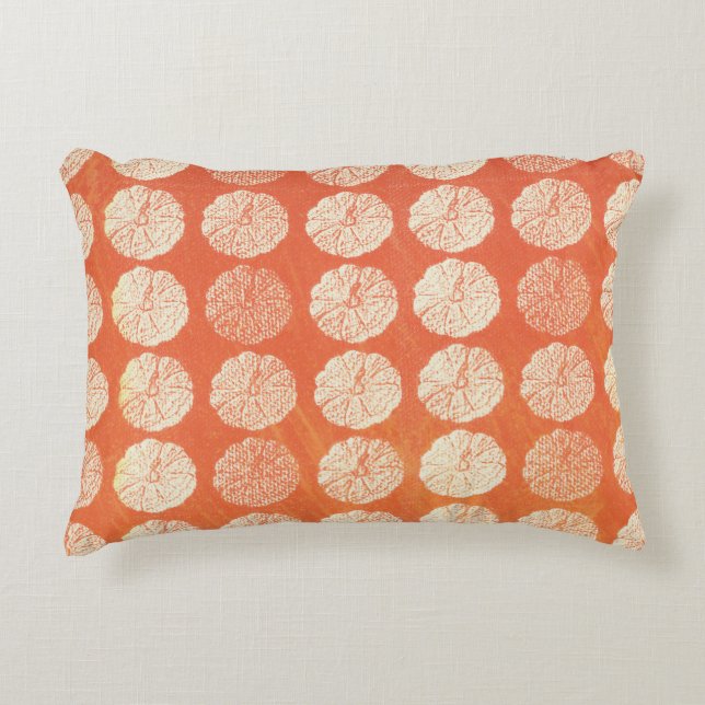 Pumpkin Muster Akzent Pillow Dekokissen (Vorderseite)