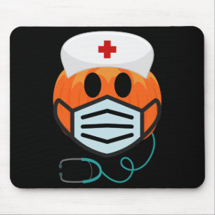 Pumpkin Nurse Funny Beängstigend Halloween Nurenko Mousepad