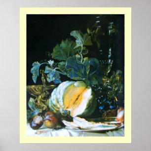 PUMPKIN, OBST UND GLASSWARE POSTER
