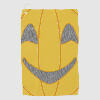 Pumpkin Orange Golf Handtuch