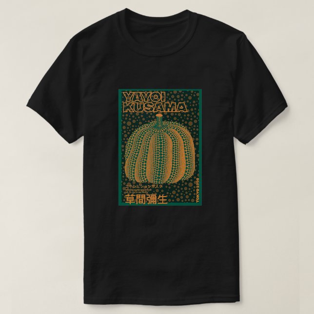 Pumpkin Orange Tokyo 1998 Yayoi Kusama T-Shirt (Design vorne)