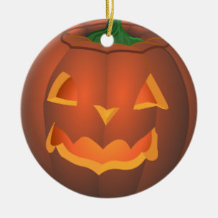 Pumpkin Ornament Personalized Halloween Decoration