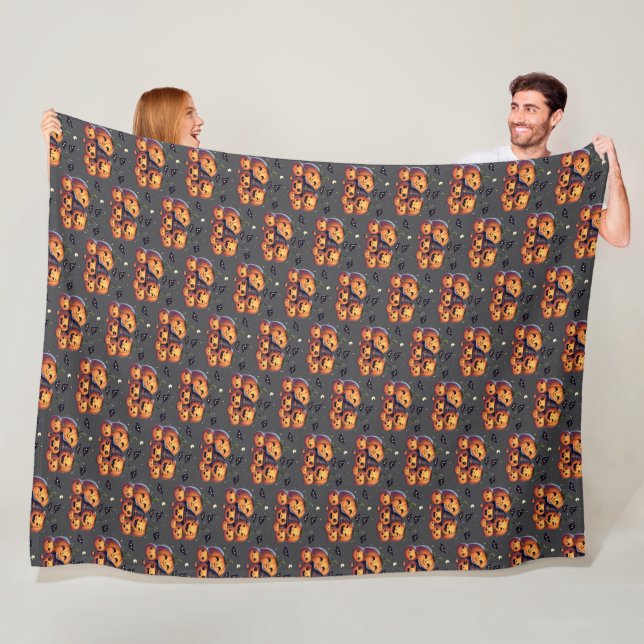 Pumpkin Pals Fleecedecke (Beispiel)