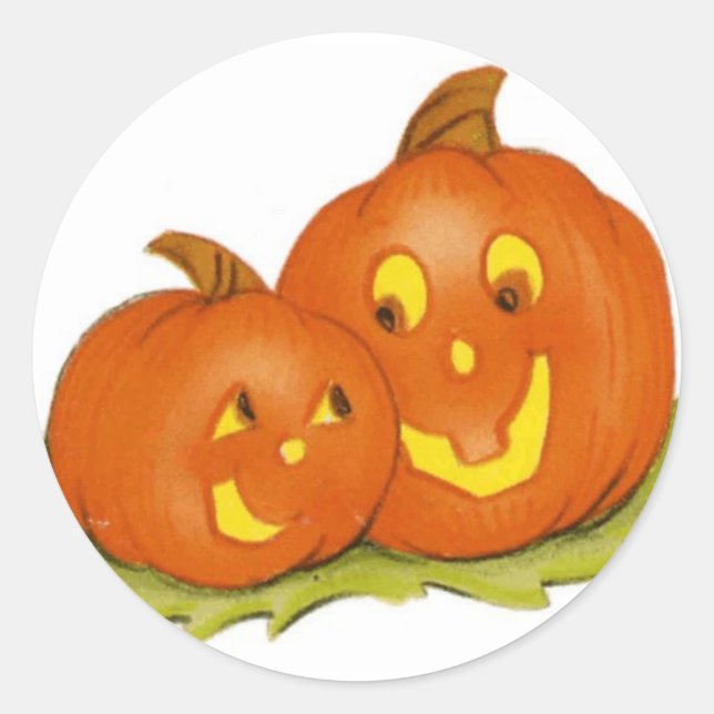 Pumpkin Pals Hallowe'en Sticker (Vorderseite)