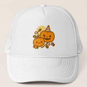 Pumpkin Pals - Kawaii Halloween Truckerkappe