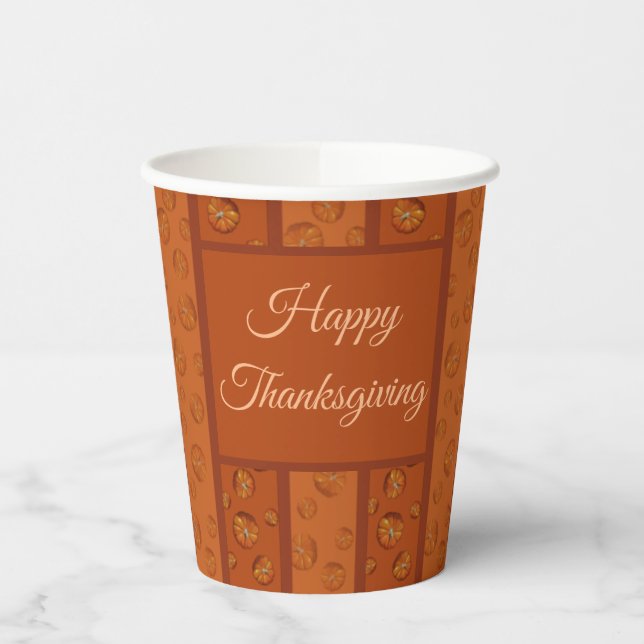Pumpkin Paper Cups Pappbecher (Links)