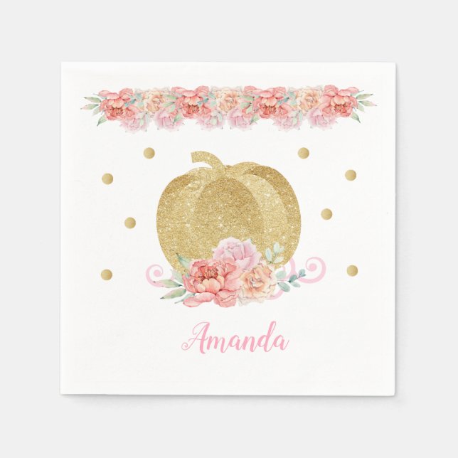 Pumpkin Paper Napkin Serviette (Vorderseite)