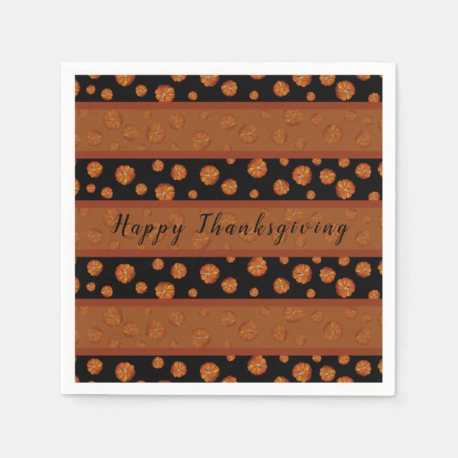 Pumpkin Paper Napkins Serviette (Vorderseite)