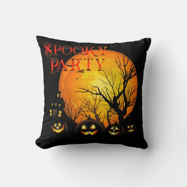 Pumpkin-Party Kissen (Vorderseite)