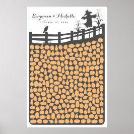 Pumpkin Patch - 250 Spaces Guest Book Alternative Poster