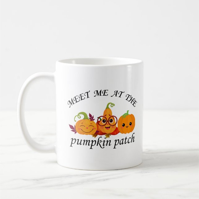 Pumpkin Patch Adventures: Herbst T-Shirt Kaffeetasse (Links)