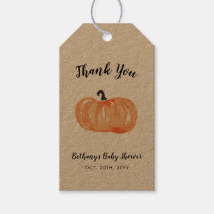 Pumpkin Patch Baby Dusche Geschenkanhänger