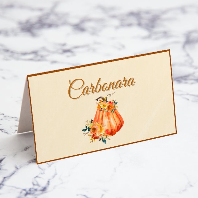 Pumpkin Patch Birthday Food Label (Pumpkin Patch Birthday Food Label)