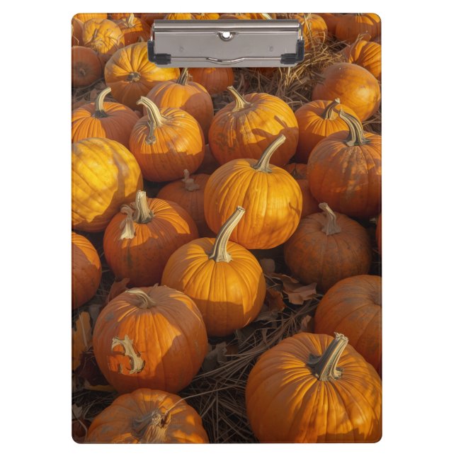 Pumpkin Patch Clipboard Klemmbrett (Vorderseite)