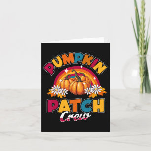 Pumpkin Patch Crew Kids Herbst Erntedank H Karte