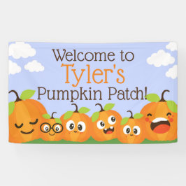 Pumpkin Patch Farm Kindergeburtstag Banner