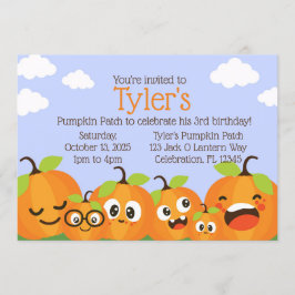 Pumpkin Patch Farm Kindergeburtstag Einladung
