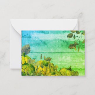 Pumpkin Patch Flat Note Card Mitteilungskarte