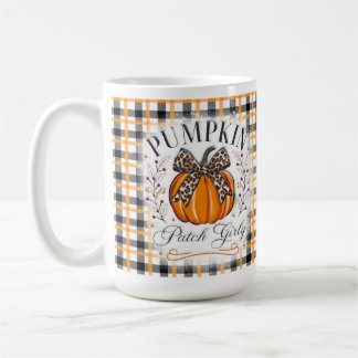 Pumpkin Patch Girly Fall Coffee Tasse