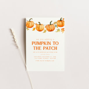 Pumpkin Patch Halloween Fall Baby Showeinladung Einladung