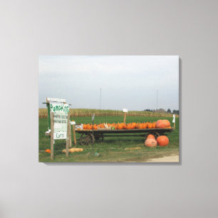 Pumpkin Patch Halloween Leinwand Art