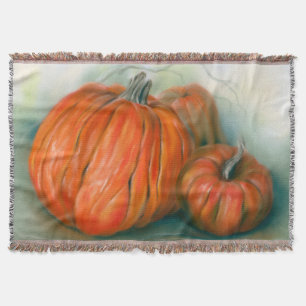 Pumpkin Patch Herbsttrio Pastel Art Decke