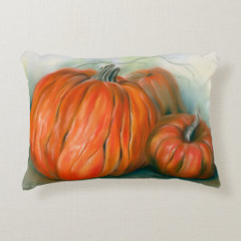 Pumpkin Patch Herbsttrio Pastel Art Dekokissen