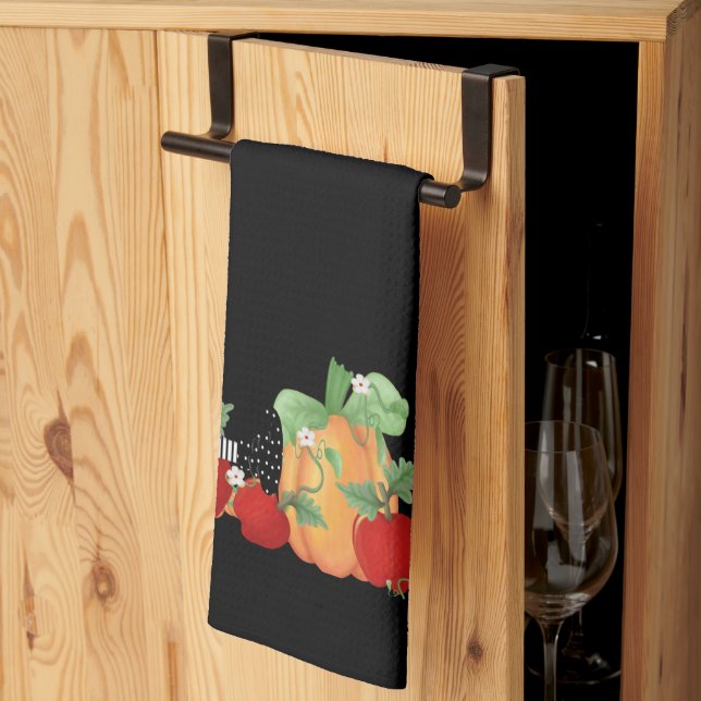 Pumpkin Patch Hexe Geschirrtuch (Drittel gefaltet)