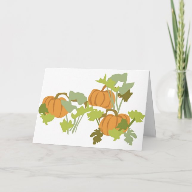 Pumpkin Patch Karte (Vorderseite)