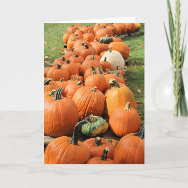 Pumpkin Patch Karte (Vorderseite)