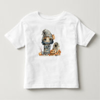 Pumpkin Patch Mummy - Halloween Whimsy in Wraps