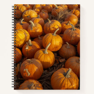Pumpkin-Patch-Notebook Notizbuch
