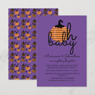 Pumpkin Patch Oh Baby Pumpkins Baby Dusche Einladung
