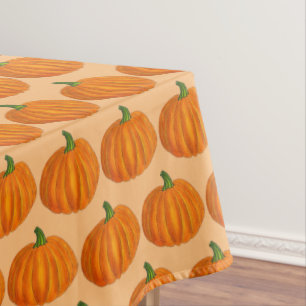 Pumpkin Patch Orange Herbsternte Oktober Gourd Tischdecke