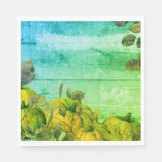 Pumpkin Patch Paper Napkin Serviette (Vorderseite)
